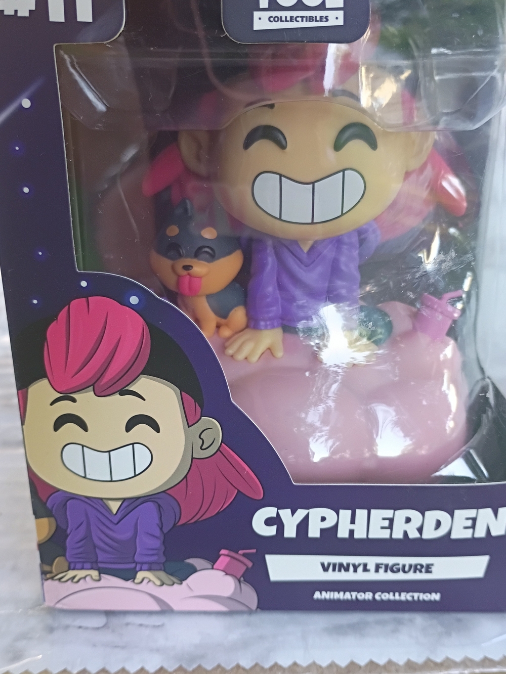 Vinyl Figure Kids Toy - Pink & Purple